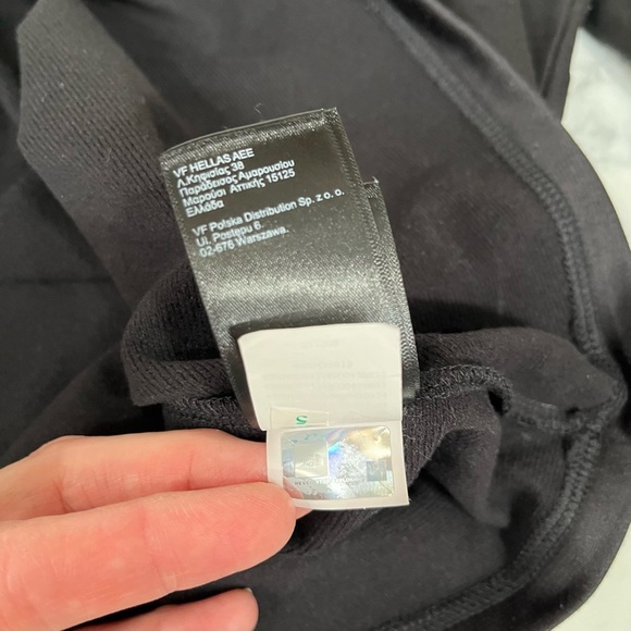 Woman’s North Face fleece lined black gray 1/4 zip pullover size small - Picture 9 of 9